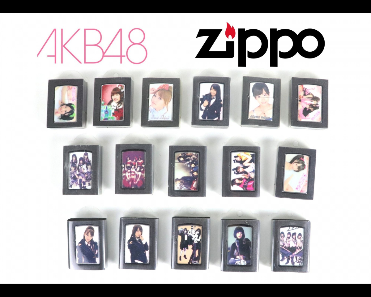 AKB48 Zippo ジッポライター 16点まとめ 前田敦子 高橋みなみ 大島優子 