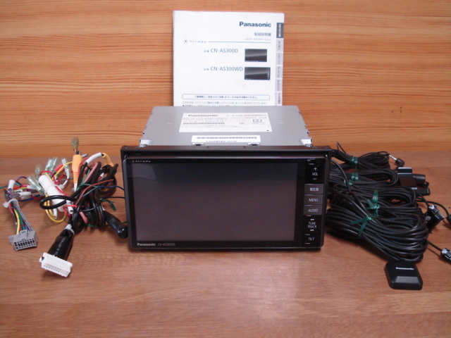 パナソニック ストラーダ CN-AS300WD メモリーナビ Biuetooth DVD