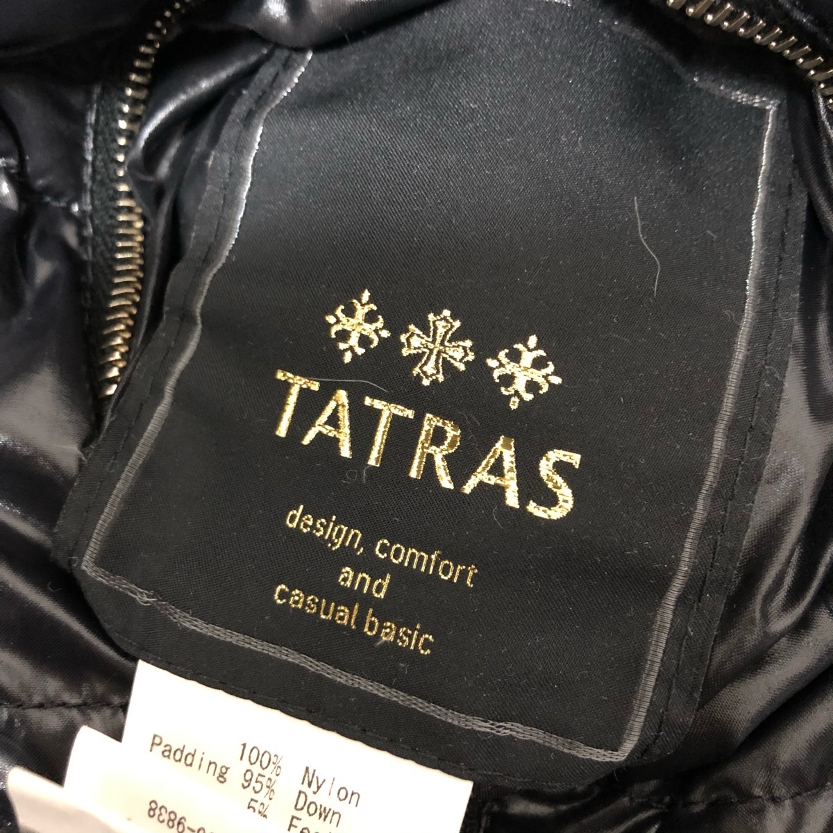 TATRAS タトラス リバーシブルダウンブラック系 型番 lta13a4293 
