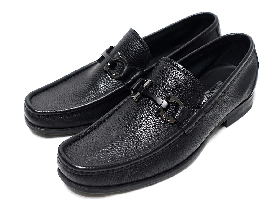 極美品 Salvatore Ferragamo フェラガモ ガンチー二 ローファー カーフ