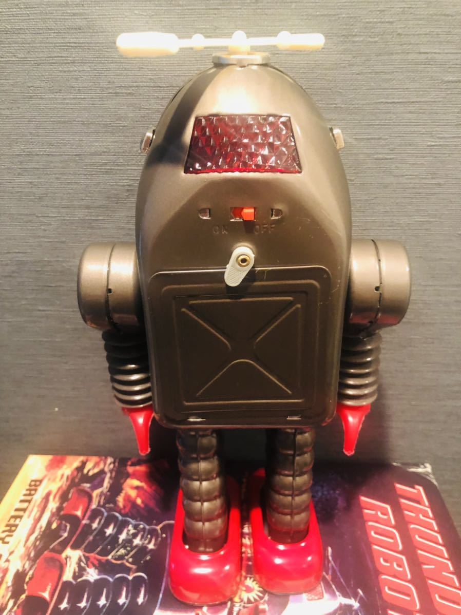 昭和ブリキロボット ブリキ ロボット 昭和レトロ 緑 タイヤ 昭和レトロ