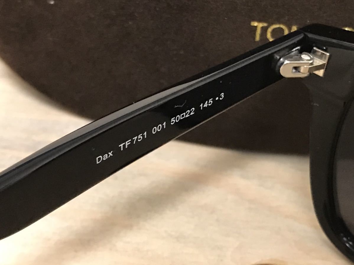 ☆TOMFORD☆TF751 001 50□22 145☆トムフォード サングラス☆伊達眼鏡 
