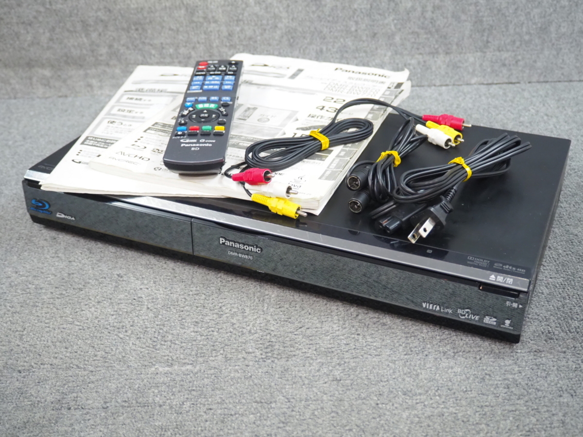 500GB☆11年☆パナソニック/DIGA☆HDD/BDレコーダー☆DMR-BWT510