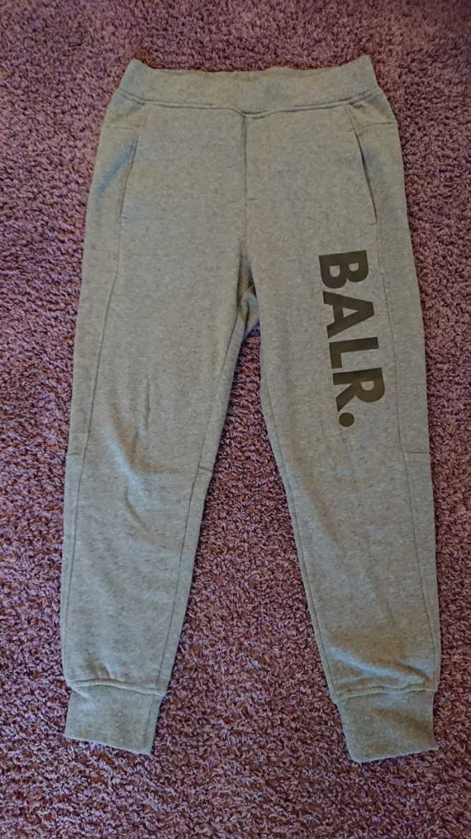美品 ボーラー BALR.BIG LOGO パンツ GRAY M スウェットパンツ