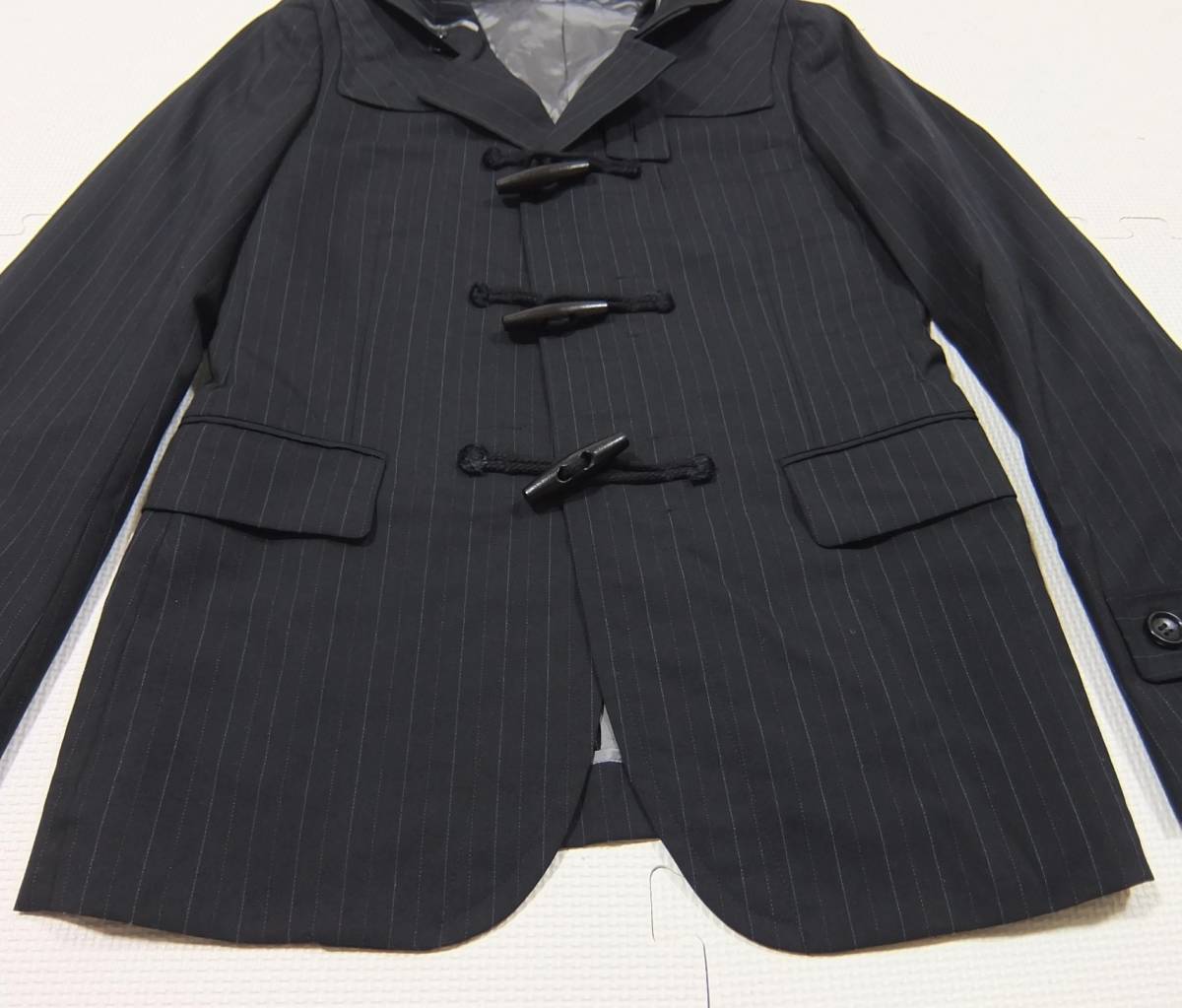 COMME des GARCONS HOMME PLUS トグルボタン フード付き テーラード 