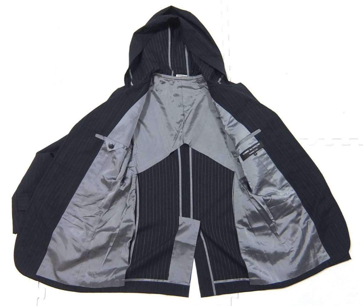 COMME des GARCONS HOMME PLUS トグルボタン フード付き テーラード 