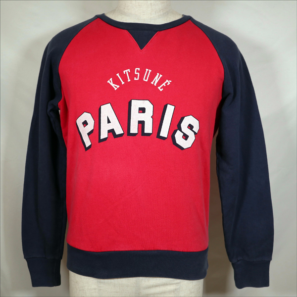 新品，新作登場 Maison Kitsune メゾンキツネ スウェット Sサイズ PARIS /511091142(男性用)｜売買されたオークション情報、yahooの商品情報をアーカイブ公開 - オークファン 男性用