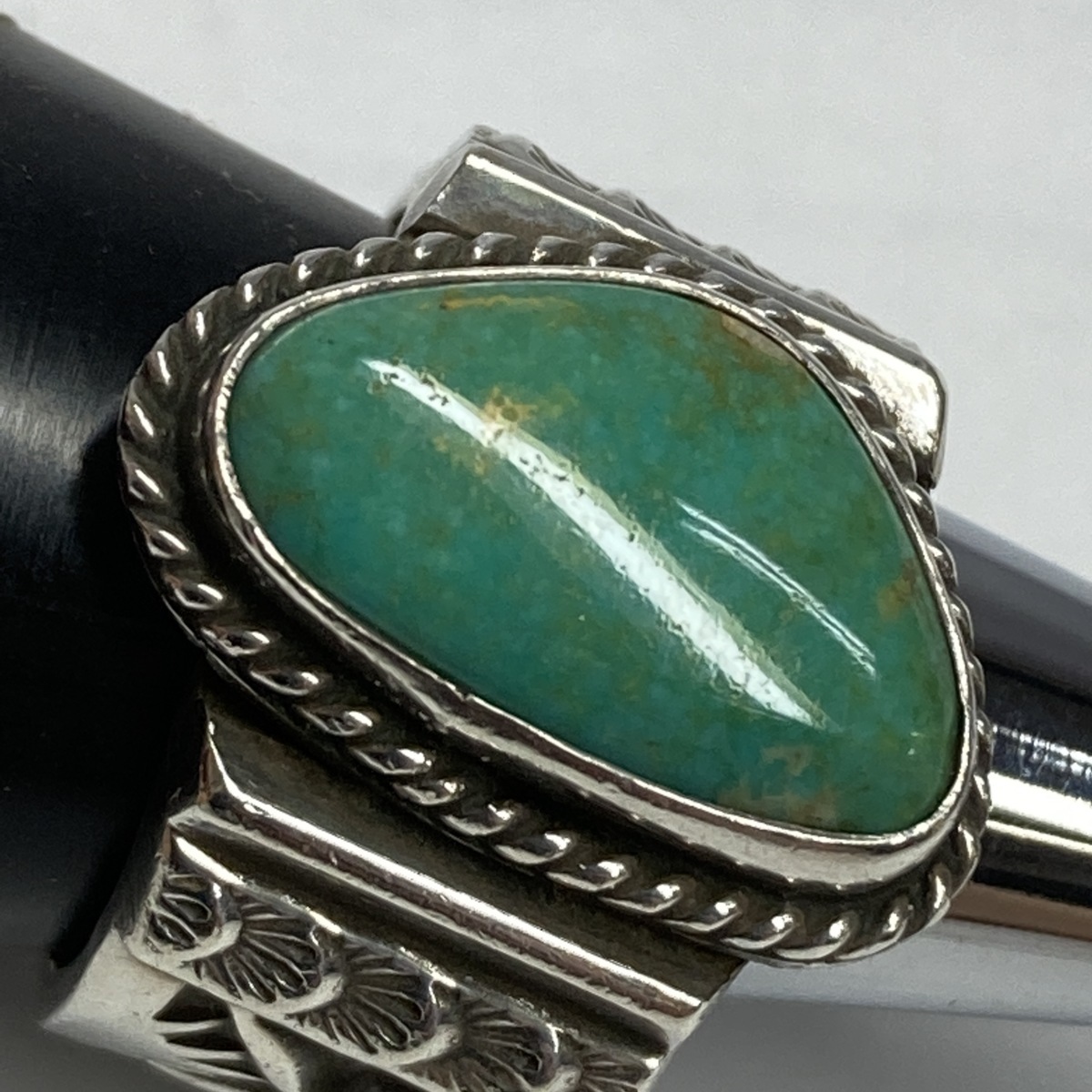 NAVAJO ナバホ M刻印 ターコイズ リング STERLING シルバー 925 指輪 