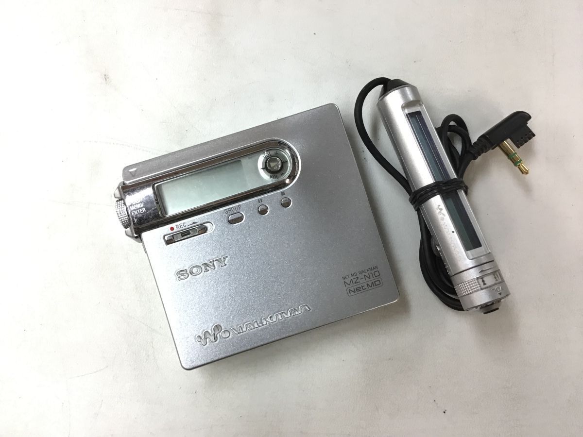 SONY MZ-N10 MD ウォークマン リモコン 乾電池ケース付 ジャンク SONY
