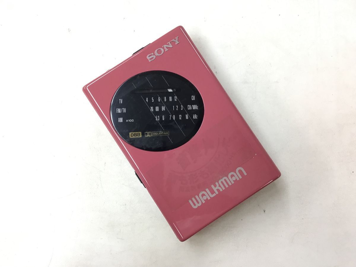 SONY WALKMAN WM-F509 ピンク カセットプレーヤー・ウォークマン