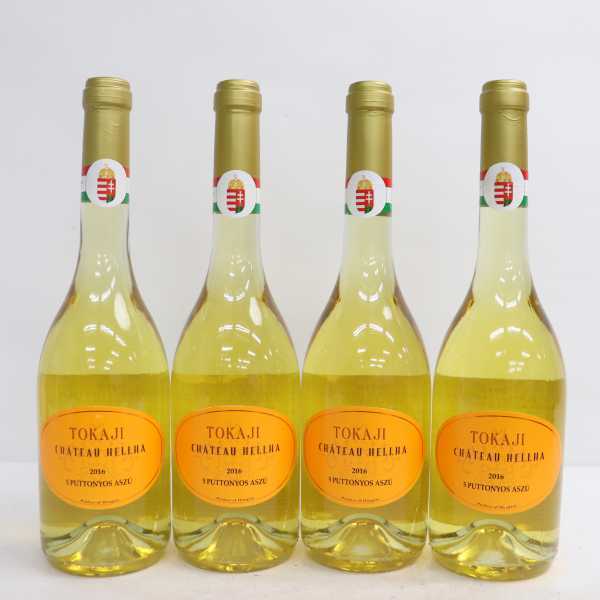 【4本セット】CHATEAU HELLHA（シャトー エラ）トカイ 5 プットニョシュ アスー 2016 11% 500ml U21I180114