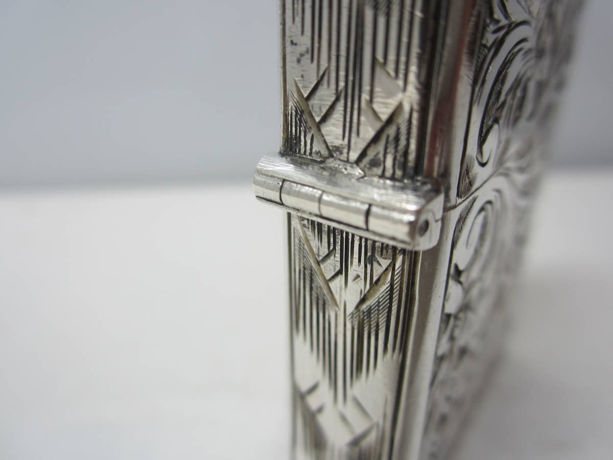 Lighter Silver Zippo Made Insert, Chrome ☆Vin-Zippo☆ 銀製