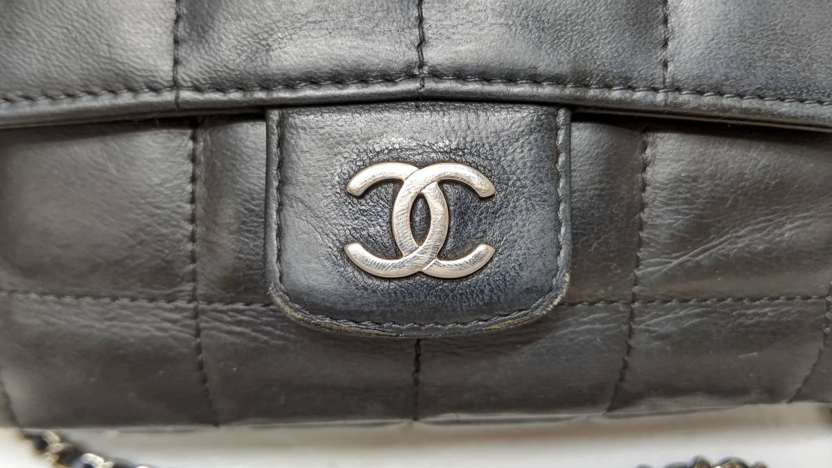 CHANEL/シャネル チョコバー ミニマトラッセ チェーンショルダー ココ 