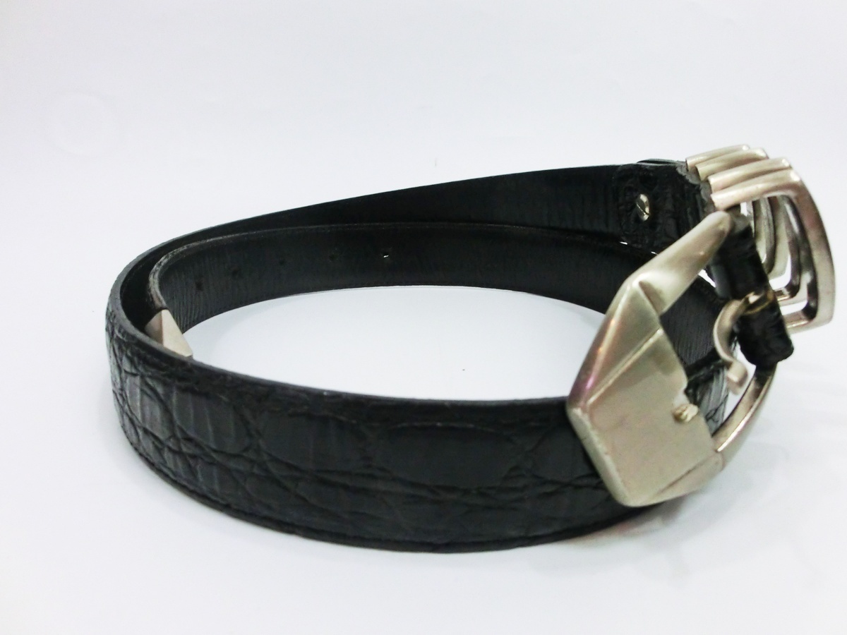 キングラムfhi☆GIANNI VERSACE LEATHER BELT ジャンニヴェルサーチ 4 