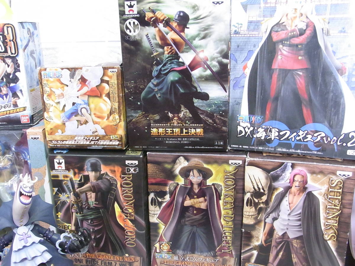 45 1円 ワンピース フィギュア 超大量 まとめて ルフィ ゾロ ミホーク ハンコック ジンベエ しらほし ビビ 麦わらの一味 他 One Piece 売買されたオークション情報 Yahooの商品情報をアーカイブ公開 オークファン Aucfan Com