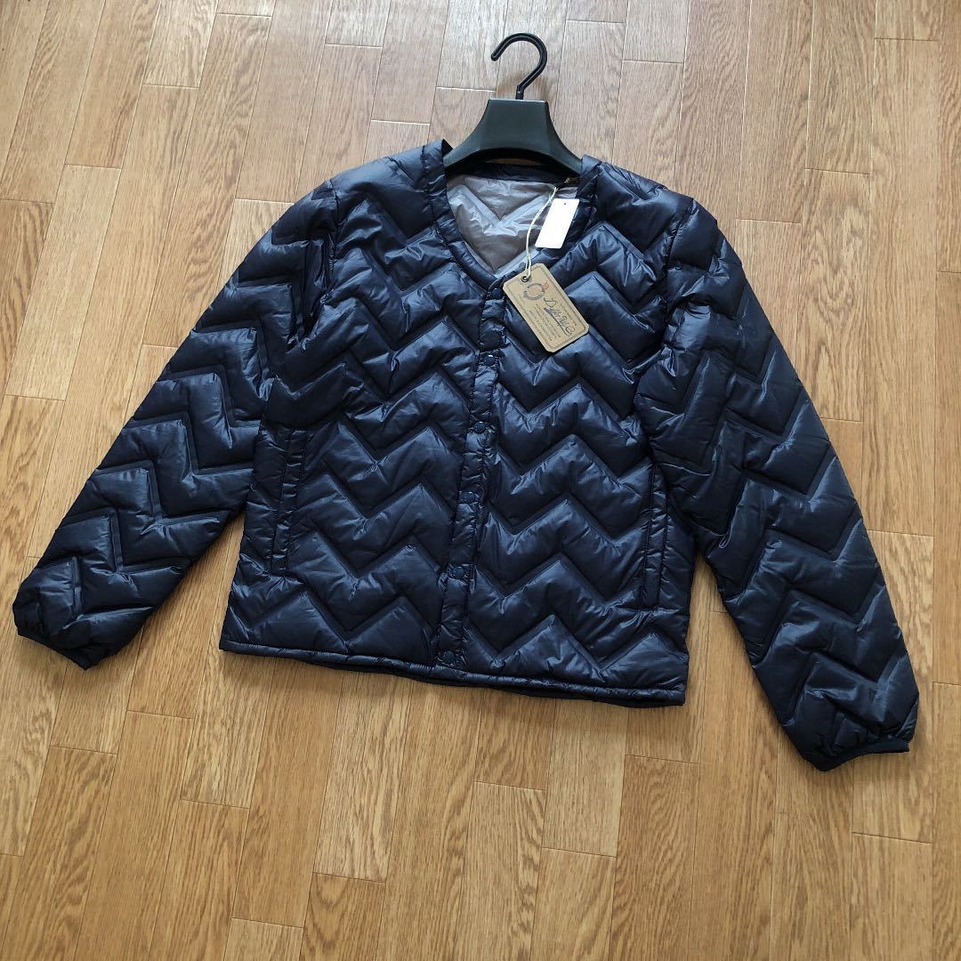 DUFFER ダファー シームレスインナーダウンジャケット ネイビー サイズ 