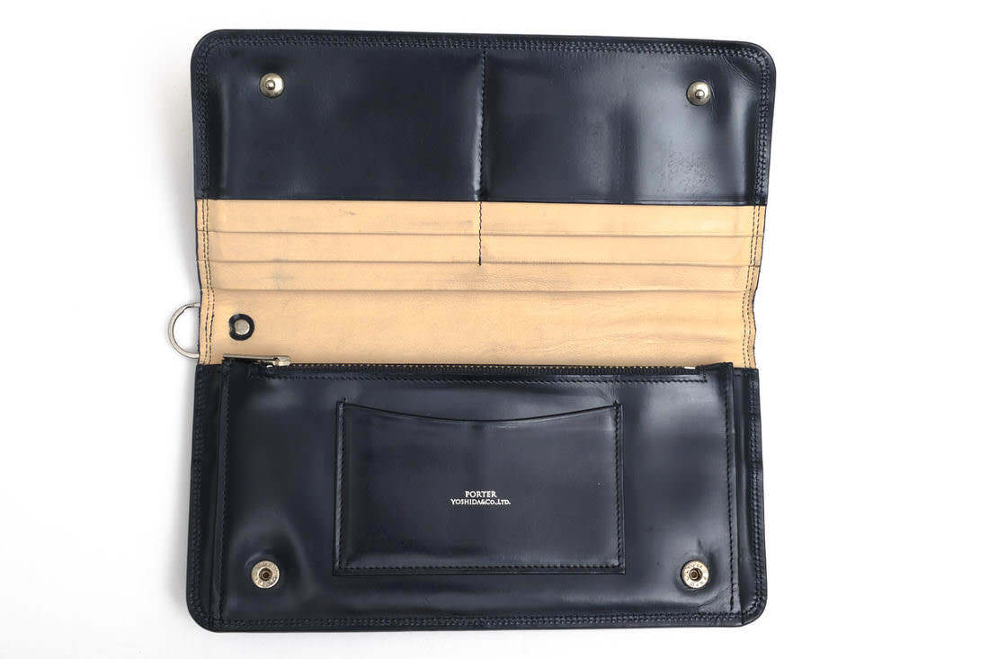 定価28600円!PORTER ポーター 吉田カバン 長財布 牛ステア 037-02980 10 3400 COUNTER カウンター 小銭入れあり 日本製 w4235