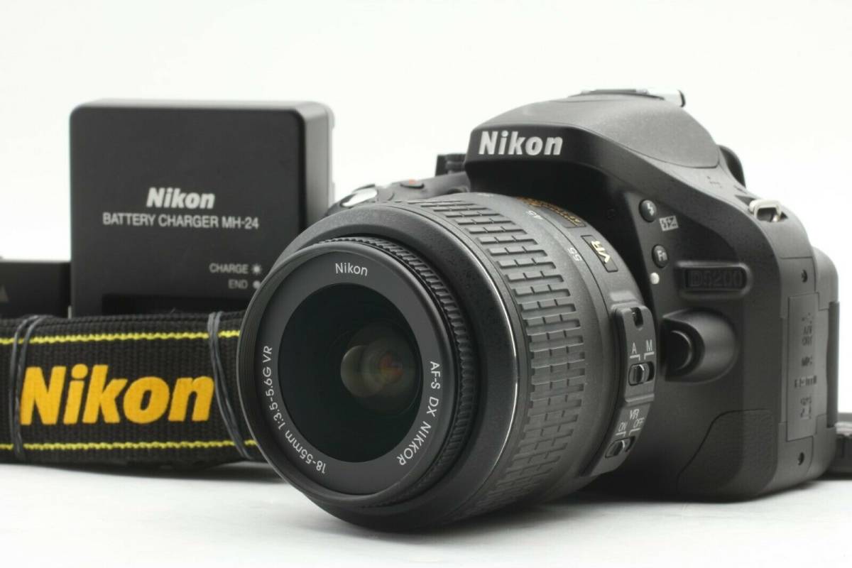 D5200 Nikon with 18-55mm SLR com CMOS Digital 0 MP 24.1 NIKKOR DX 