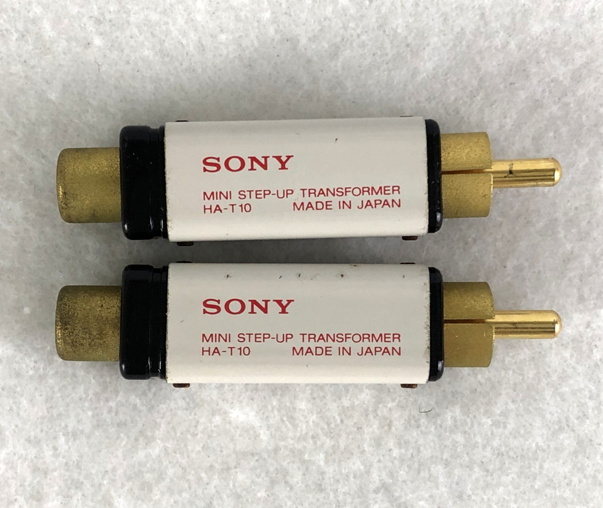 ○SONY○ソニー HA-T10 MC型カートリッジ用昇圧トランス 2個○RCA/ピン