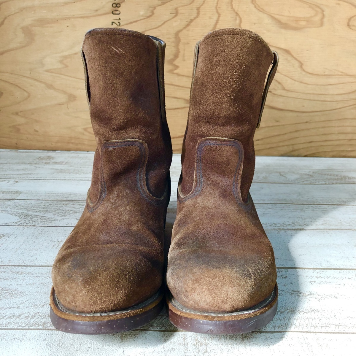 ☆RED WING レッドウィング Suede Pecos Roper Boots 8189 