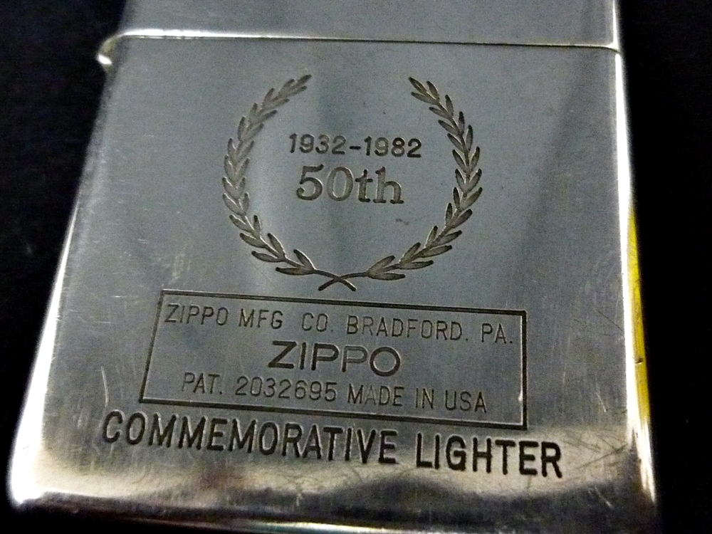 □Zippo/ジッポ オイルライター STERLING 1932-1982 50th スターリング □Zippo/ジッポ オイルライター STERLING 1932-1982 50th スターリング