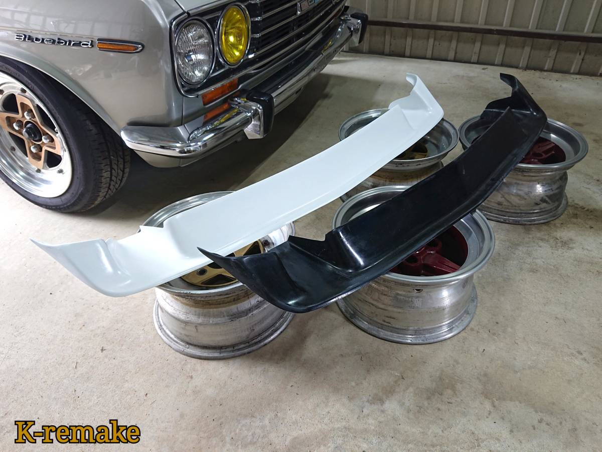 ☆510ブルーバード レーシングスポイラー白☆検 DATSUN ダットサン 旧  