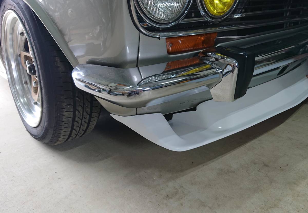 ☆510ブルーバード レーシングスポイラー白☆検 DATSUN ダットサン 旧  