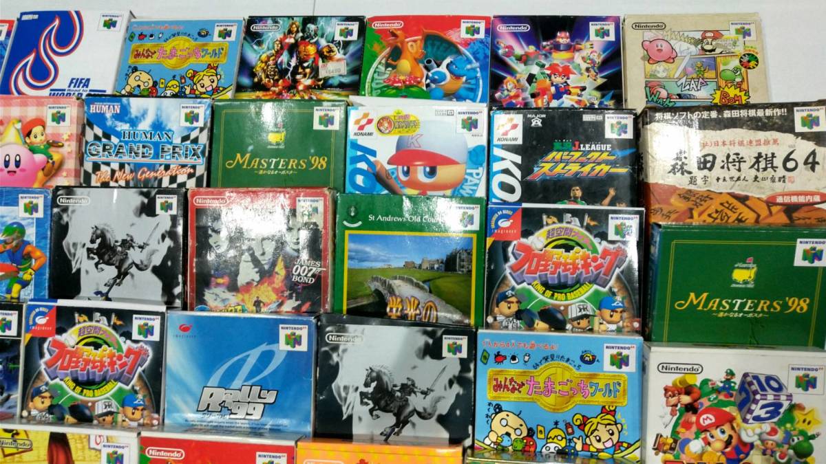 Nintendo 64 任天堂 64 ソフト 取説付 83本セット ゴールデンアイ 風来 