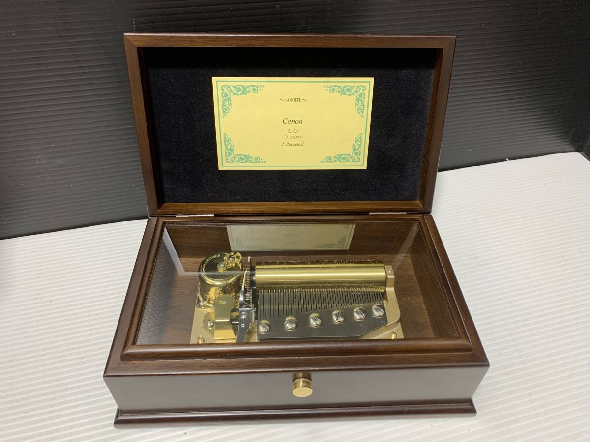 豊富な，お買い得 50NOTE Canon カノン 3 Parts J.Pachelbel オルゴール Sankyo ORPHEUS 稼働品 写真追加あり(オルゴール)｜売買されたオークション情報、yahooの商品情報をアーカイブ公開 - オークファン オルゴール