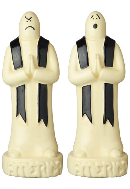 Mark Gonzales マークゴンザレス　フィギュア2個セット CERAMICK 新品 MARK MEDICOM TOY ONE 0 VERTEX - “PRIEST” GONZALES 2G