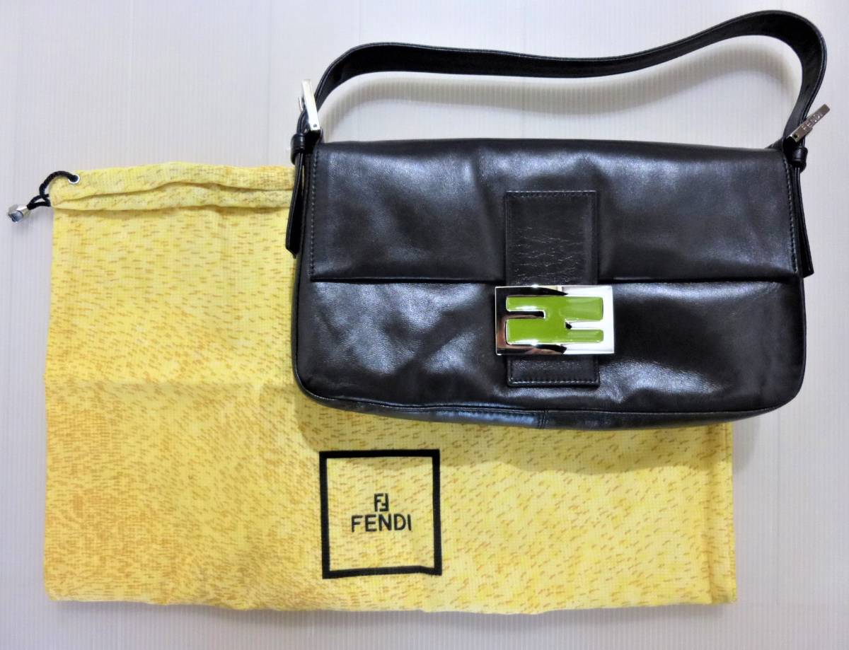 未使用 FENDI フェンディ マンマバケット ナッパレザー 黒 【公式通販】