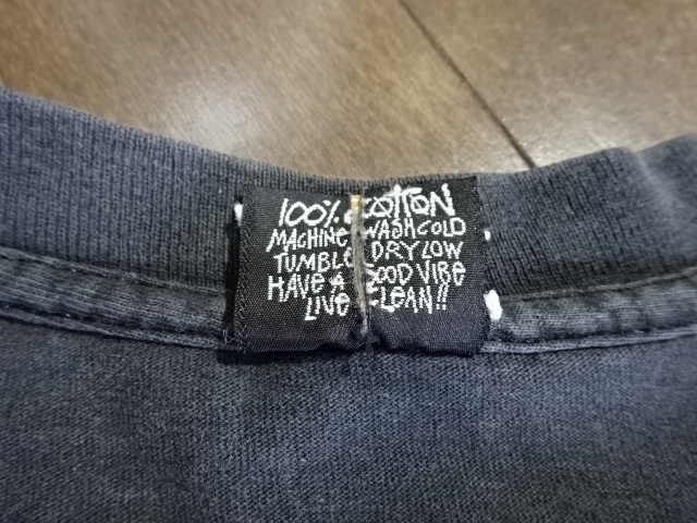 初期80s OLD STUSSY IRIE SENSATION ストックロゴ Tシャツ 黒タグ 