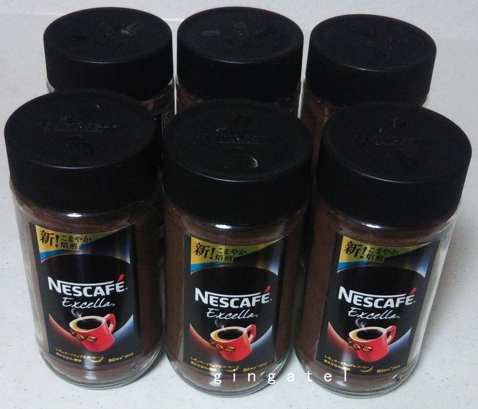■送料無料■ネスレ ネスカフェ エクセラ コーヒー 180g × 6個セット■