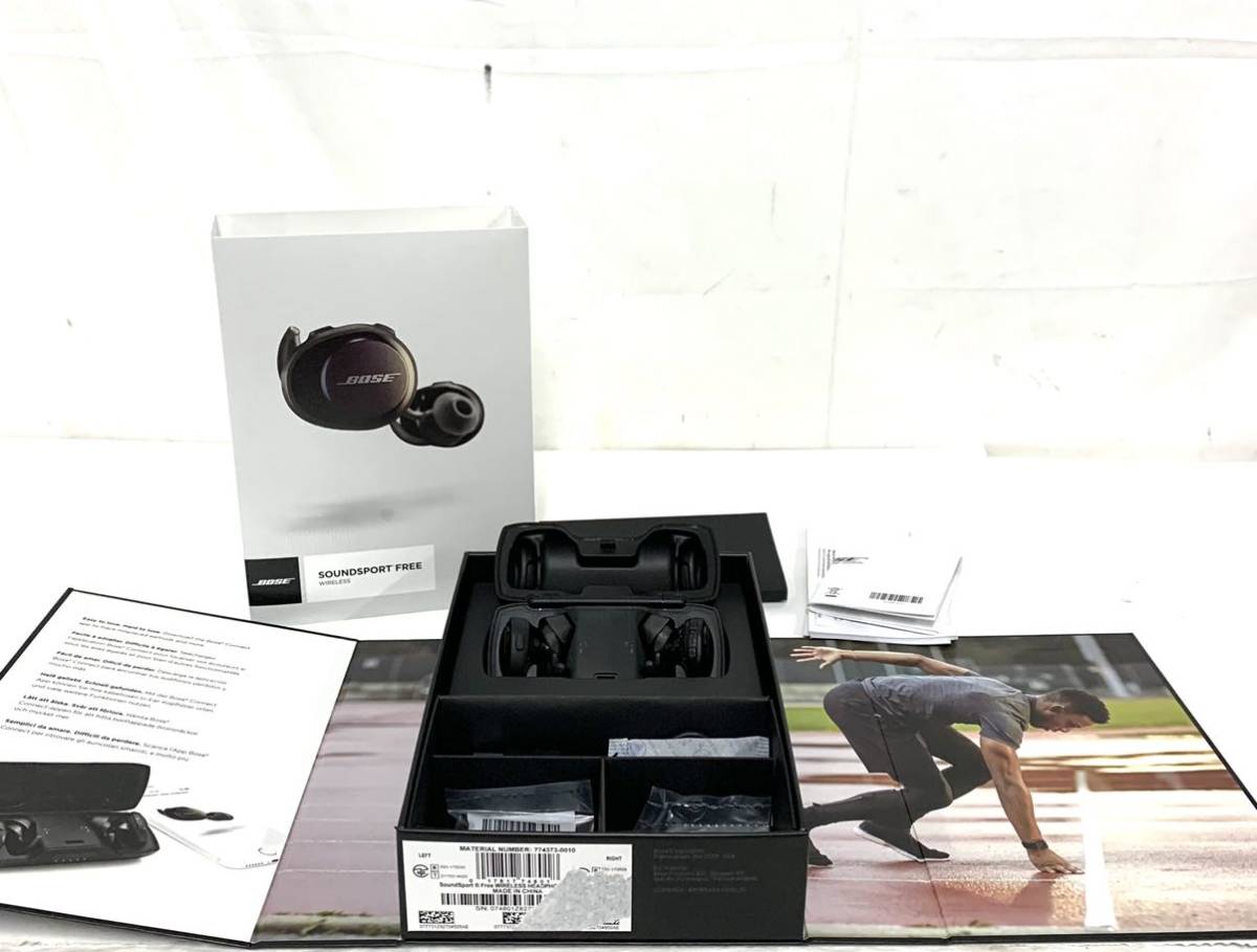 HOT BOSE ブラック SoundSport FREE サウンドスポーツフリー Wireless 完全ワイヤレスイヤホン ワイヤレスイヤホン 動作未確認 17k(BOSE)｜売買されたオークション情報、yahooの商品情報をアーカイブ公開 - BOSE