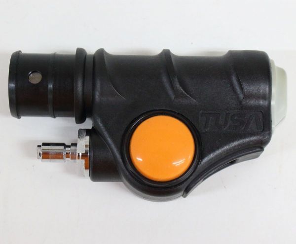 新品TUSAインフレーターボタン（オレンジボタンフィルター付きマウスピース仕様） 2022注目のダイビングギア最新情報 #11 マウスピース｜VOLARE（ヴォラーレ）JOGOモデル - 管楽器専門 ● タバタ TUSA インフレーターボタン マウスピース仕様 ●NOE07835　オレンジボタン