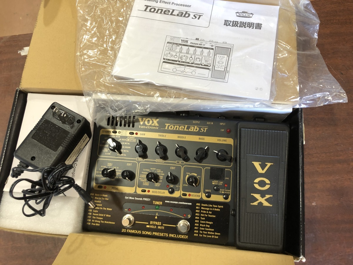 100%新品，高品質 [美品] VOX ToneLab ST 真空管入りマルチエフェクター