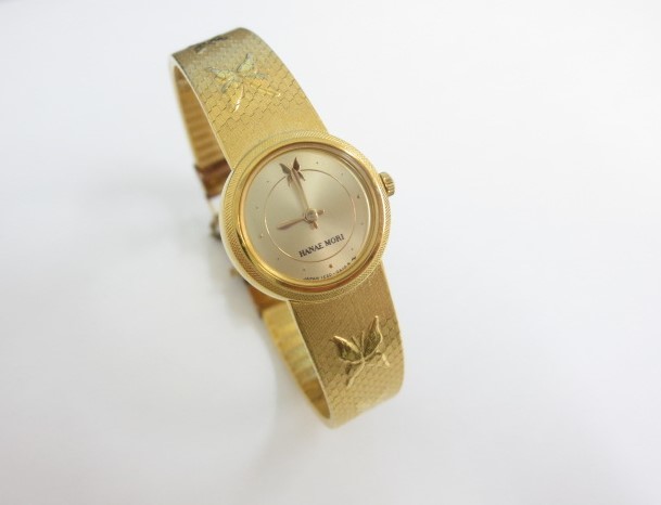 11-105】SEIKO セイコー HANAE MORI 森英恵 モリ ハナエ 蝶 婦人  