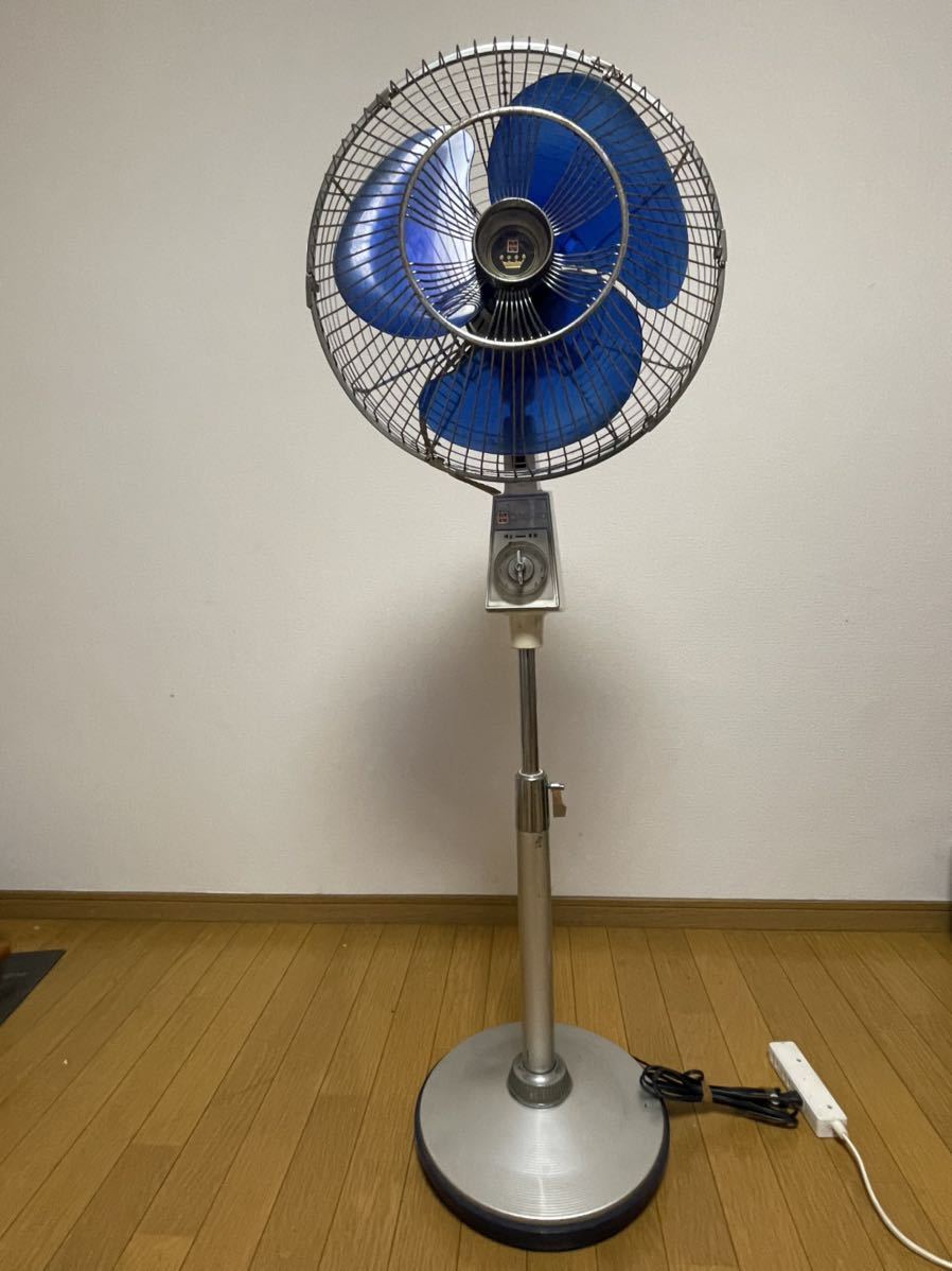 レトロ 扇風機 National F-40W3 National レトロ扇風機 ELECTRIC FAN F-40W3 / 40cm 3枚羽 / 画像の