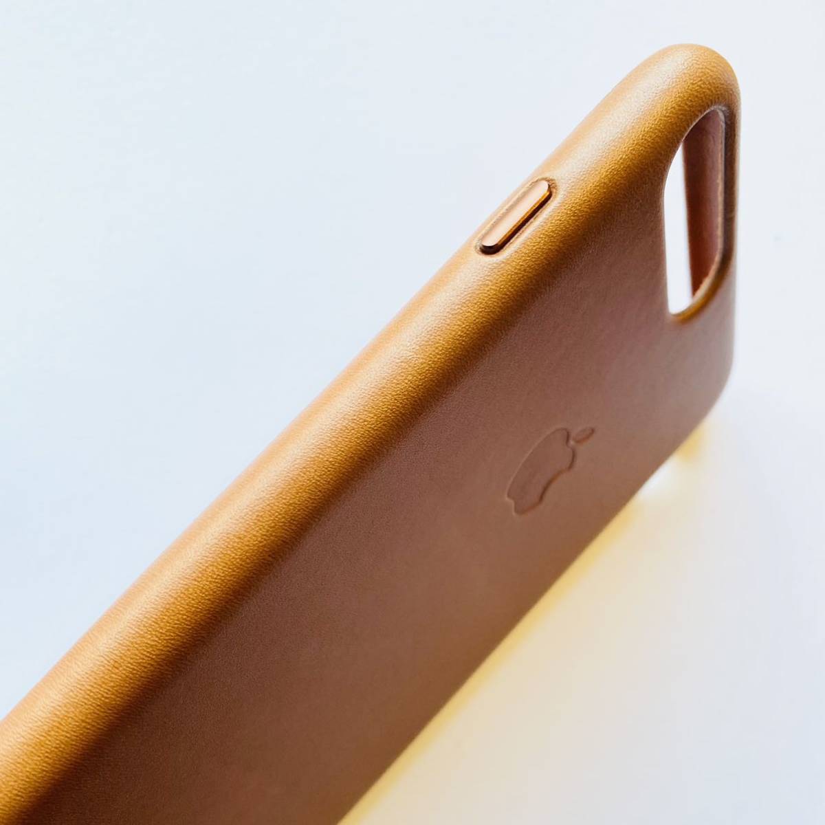 iPhone8plus 純正 apple レザーケース サドルブラウン iPhone8plus