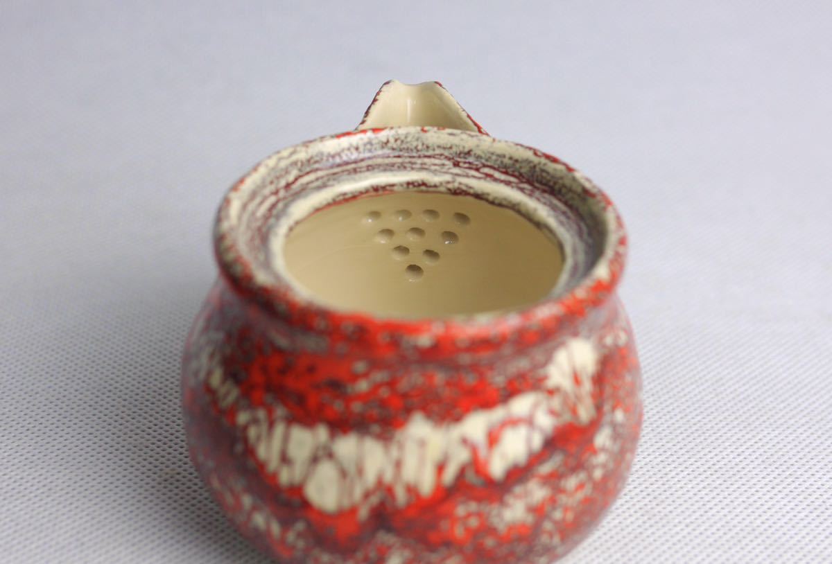 箕面焼 松田箕山 作 宝瓶 急須 煎茶道具 煎茶器 窯変 2026年