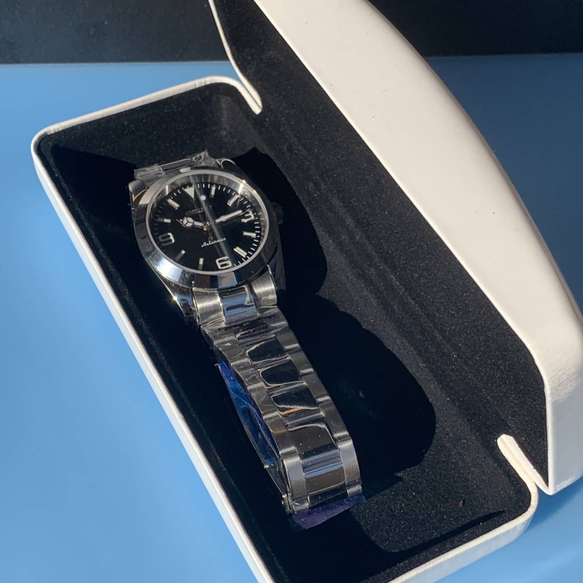 SEIKO MOD エクスプローラーⅠ タイプ カスタム腕時計 自動巻き 手巻き 