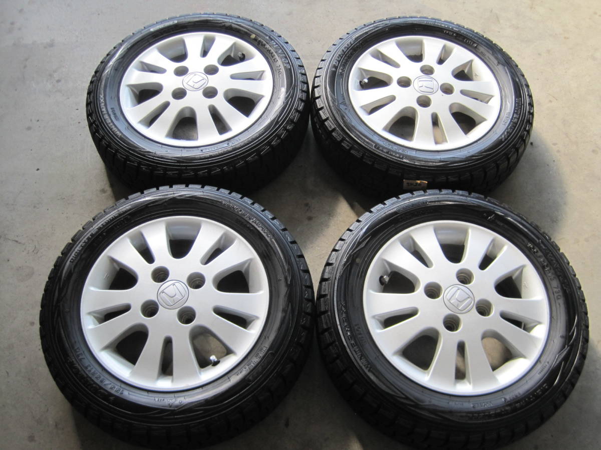 ★☆SK20　ホンダ純正アルミホイール＆ウィンターMAXX　WM01　155/65R13　セット　中古品☆★