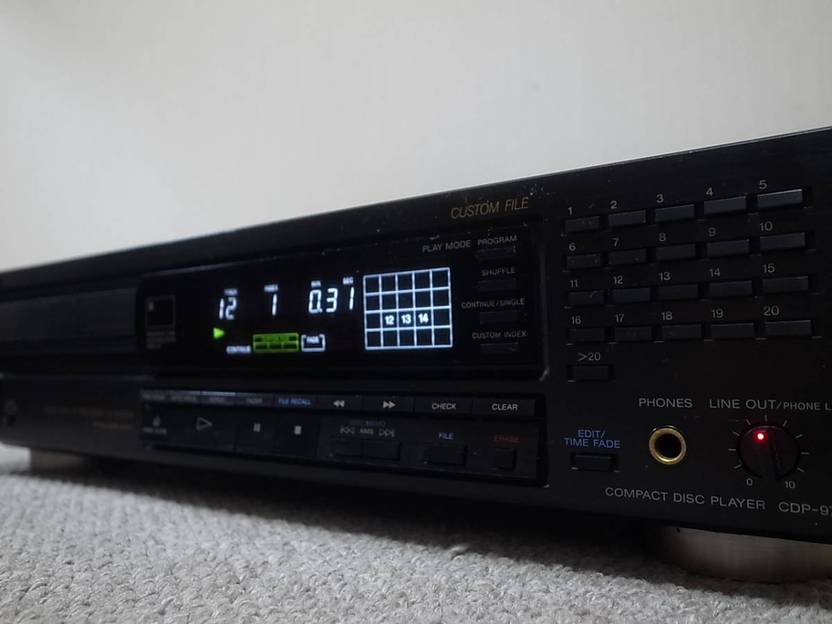 SONY ソニー CDP-X77ES CDプレーヤー SONY CDプレーヤー CDP-X77ES美品