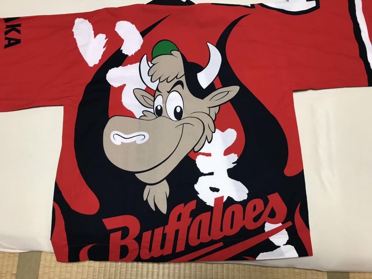 大阪近鉄バファローズ 応援用ハッピ 当時物 未着用品 いてまえバフィー_2