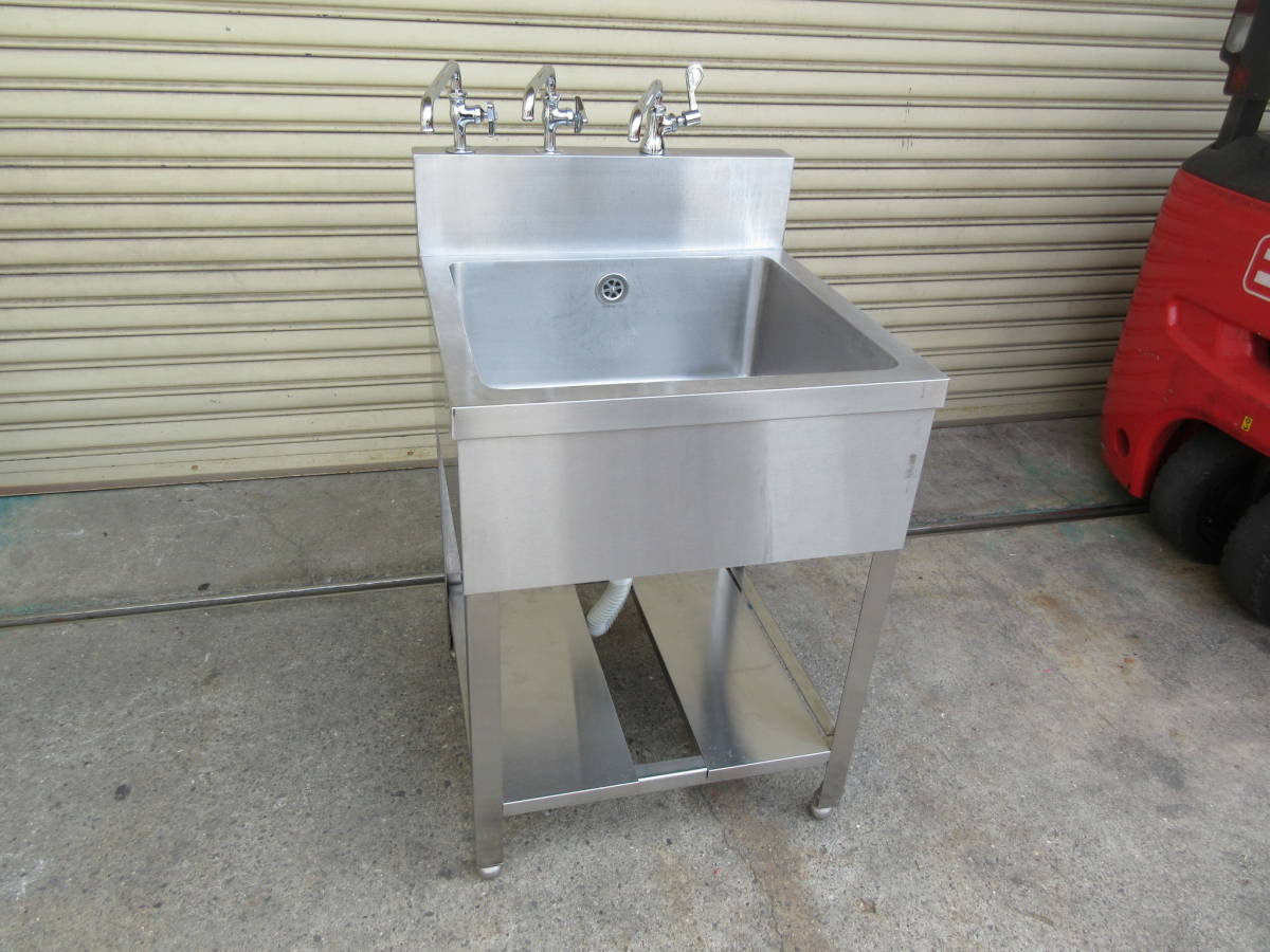 0 1槽シンク 業務用 | 中古（業務用厨房機器・用品 ⁄ W600×D600×H800 