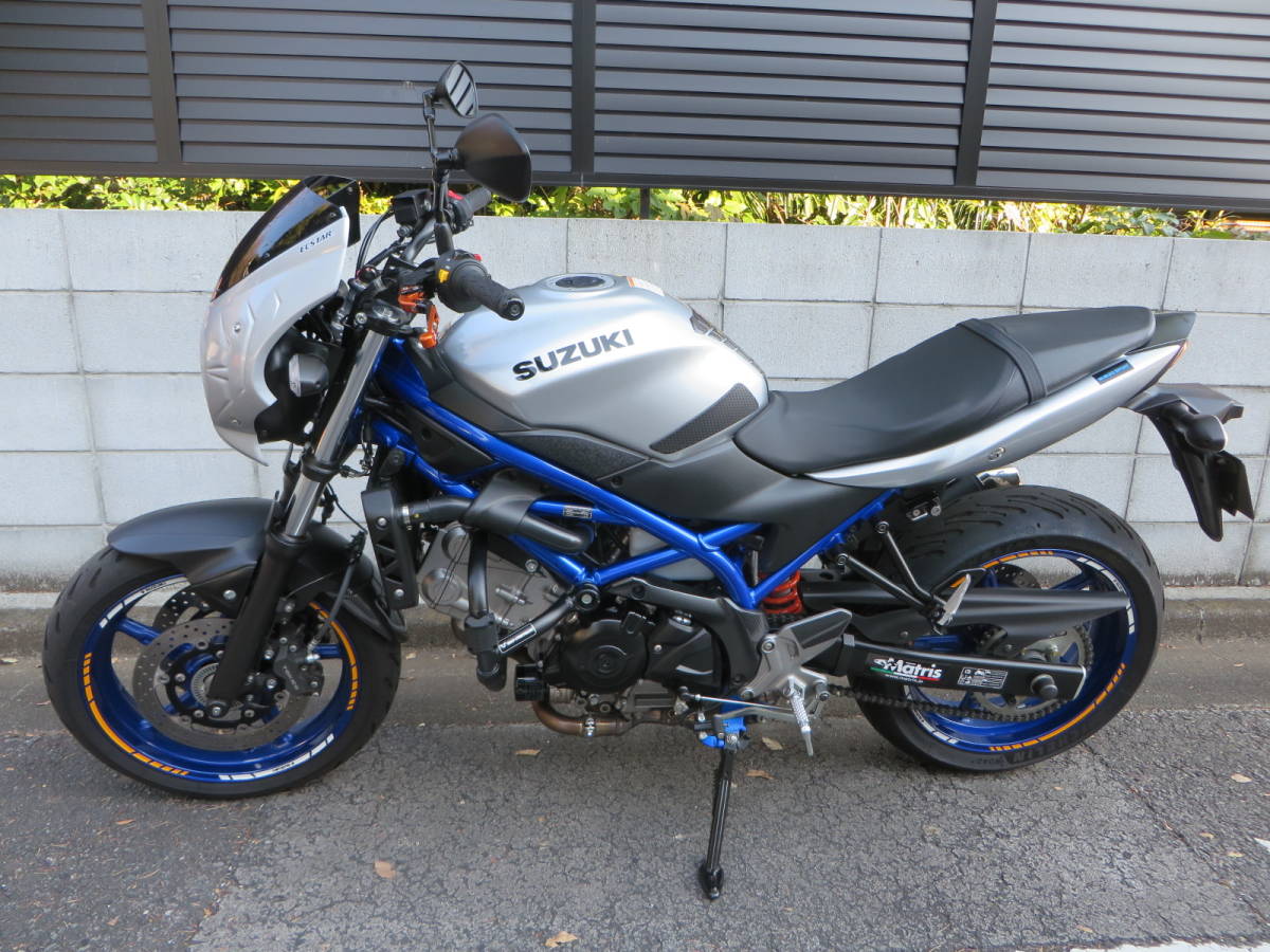 SV650ABS◆超美車・無転倒◆マトリスRサス◆快適シート◆操作軽減クラッチ◆検23年4月◆メーカー保証◆個人出品=消費税・諸経費無し