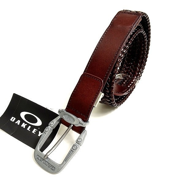 【数量限定，低価】 OAKLEY オークリー BG CROSSING BELT 4.0 イントレ ロゴ刻印 メタルバックル クロッシング レザー ベルト 198 茶 024 kkf0685e(その他)｜売買されたオークション情報、yahooの商品情報をアーカイブ公開 - ベルト