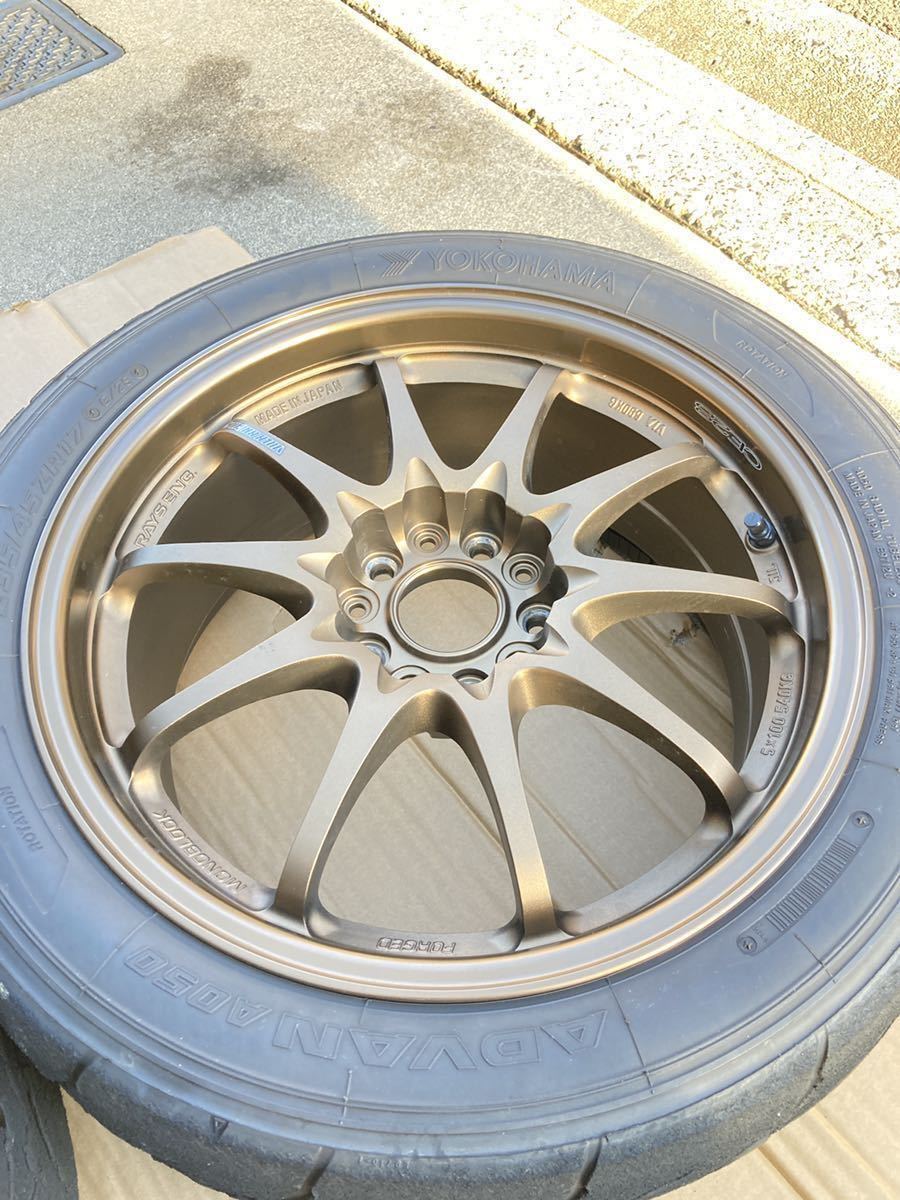 ○RAYS レイズ CE28N 鍛造 FORGED 17インチ 8J +33 114.3 5H 10 