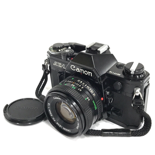 CANON AE-1 FD 50mm 1:1.8 一眼レフ フィルムカメラ レンズ キャノン