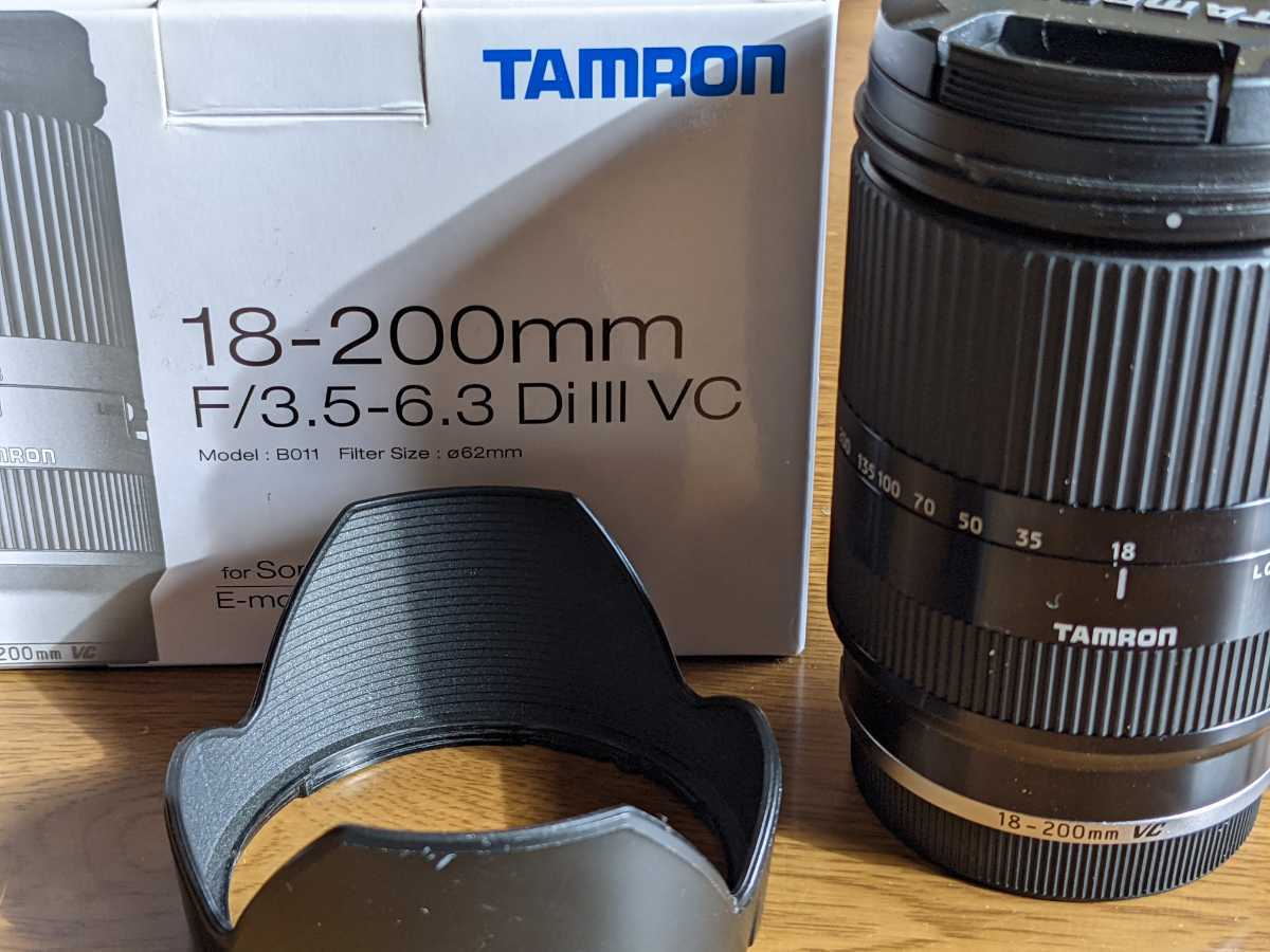 TAMRON (タムロン) 18-200mm F3.5-6.3 DiIII VC/Model B011SEBK(ソニー